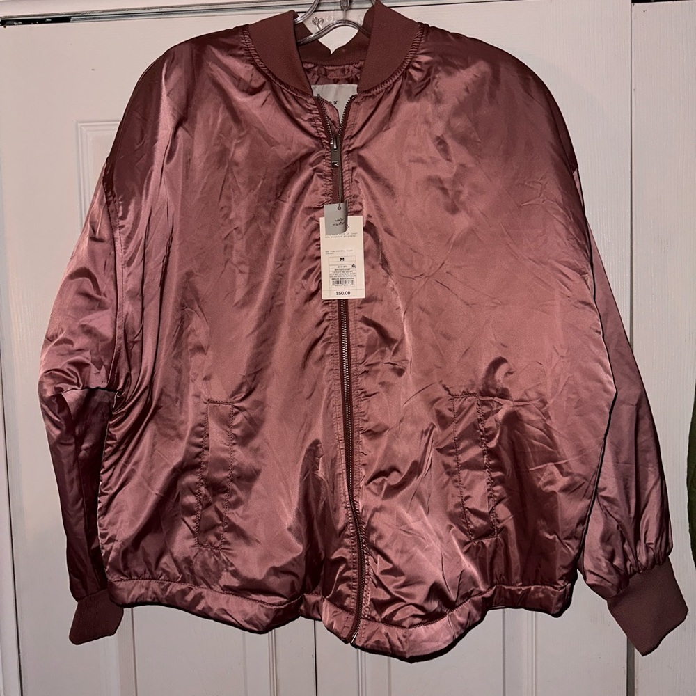 Pink Satiny Jacket